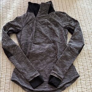 Lululemon Athletica Black and Gray Pullover